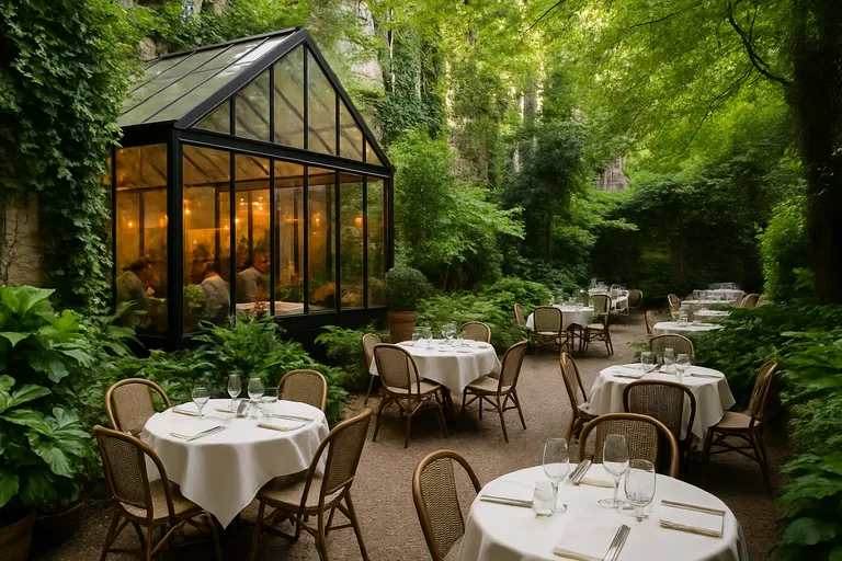 Eten tussen het groen in amsterdam: restaurants met verborgen tuin en serre