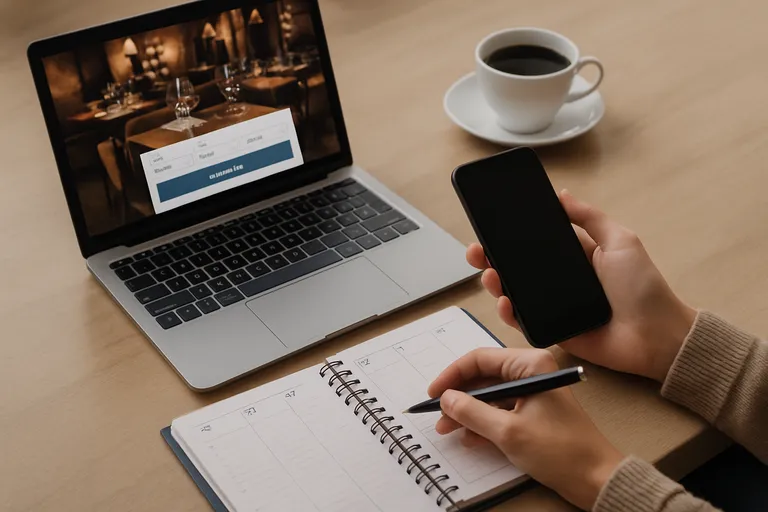 Slim plannen voor de beste tafel en timing