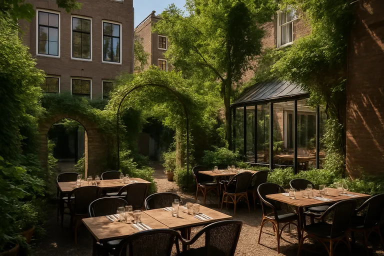 Waar vind je een amsterdam garden restaurant