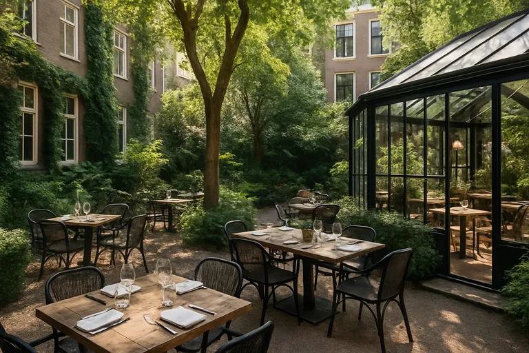Wat is een garden amsterdam restaurant