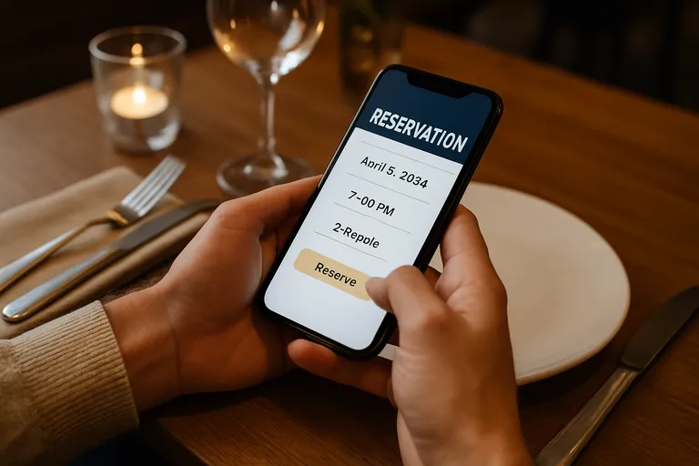 Wat is een restaurant reservation