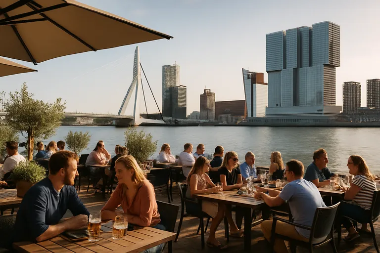 Beste terrassen aan het water in rotterdam (per wijk)