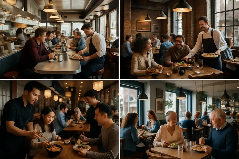 Soorten restaurants die vaak open zijn