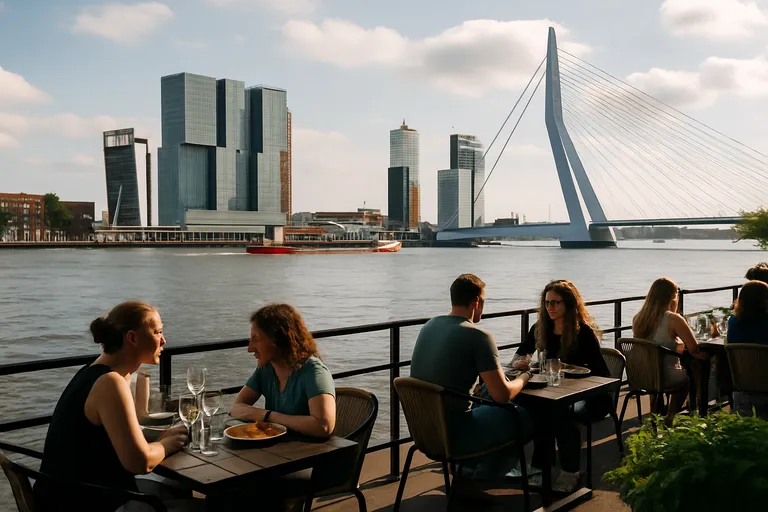 Waarom kiezen voor een terras aan het water in rotterdam